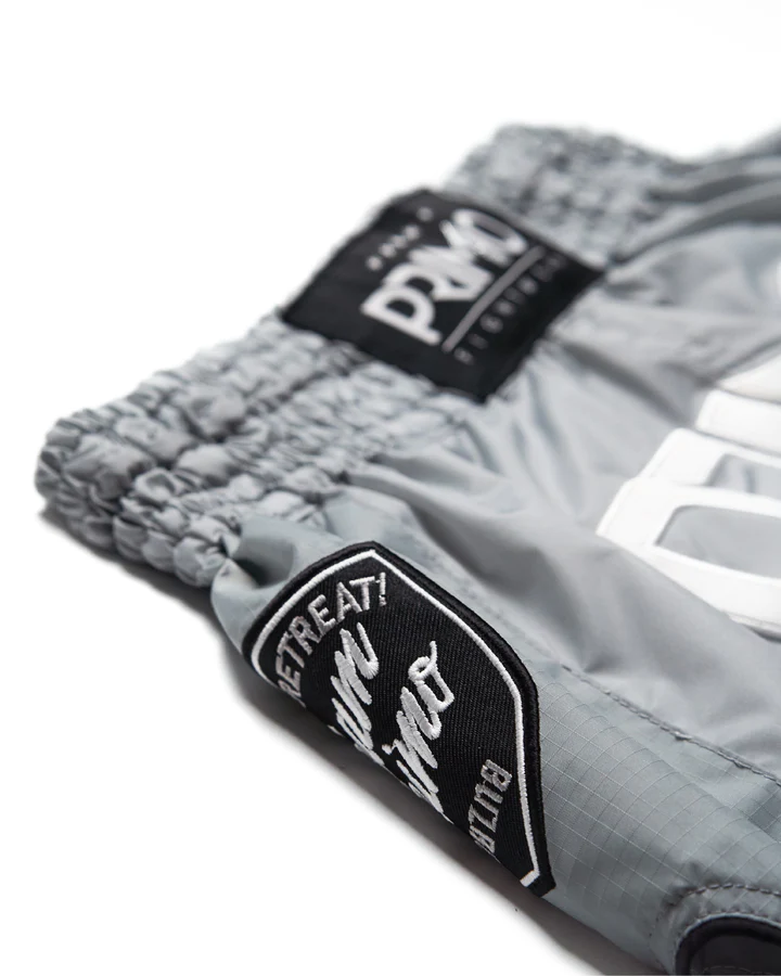 Primo Muay Thai Shorts - Super Nylon - Hammerhead Grey