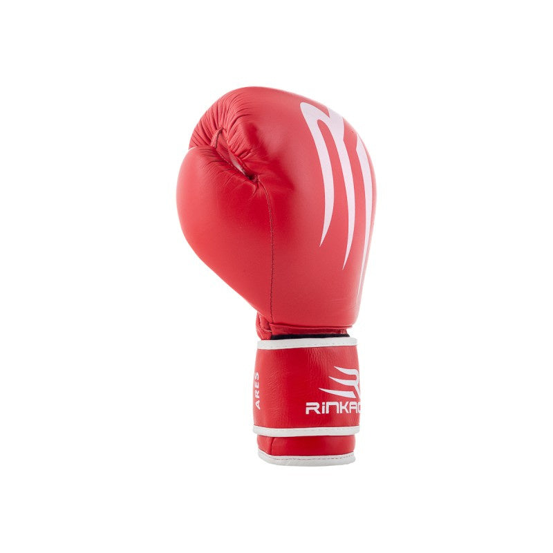 Rinkage Ares Bokshandschoenen - Leer - Rood