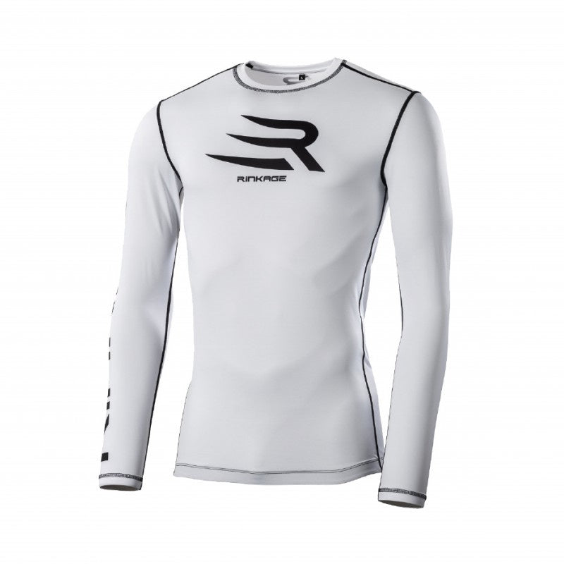 Rinkage Basis Long Sleeve Rashguard - Wit