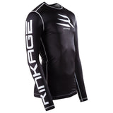 Rinkage Basic Long Sleeve Rashguard - Black
