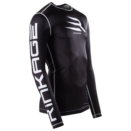Rinkage Basis Long Sleeve Rashguard - Zwart