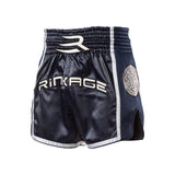 Rinkage Thai Stallion Muay Thai Short- Donkerblauw