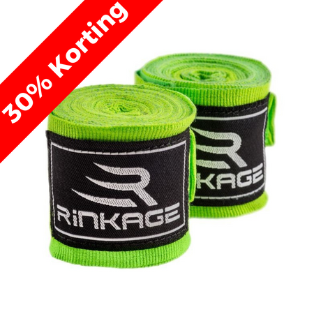 Rinkage Vanquish Handwraps - 450 cm - Groen
