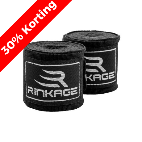 Rinkage Vanquish Handwraps - 450 cm - Zwart