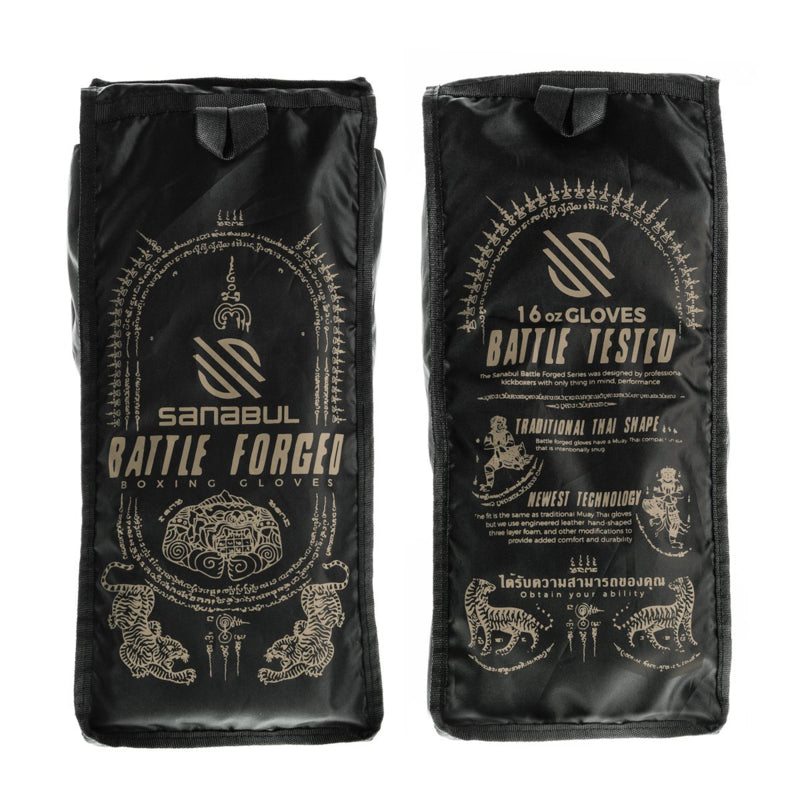Sanabul Battle Forged Muay Thai Bokshandschoenen - Zwart