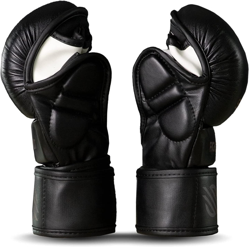 Sanabul Essential 7 oz MMA Hybride Sparringhandschoenen - Zwart