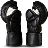Sanabul Essential 7 oz MMA Hybride Sparringhandschoenen - Zwart