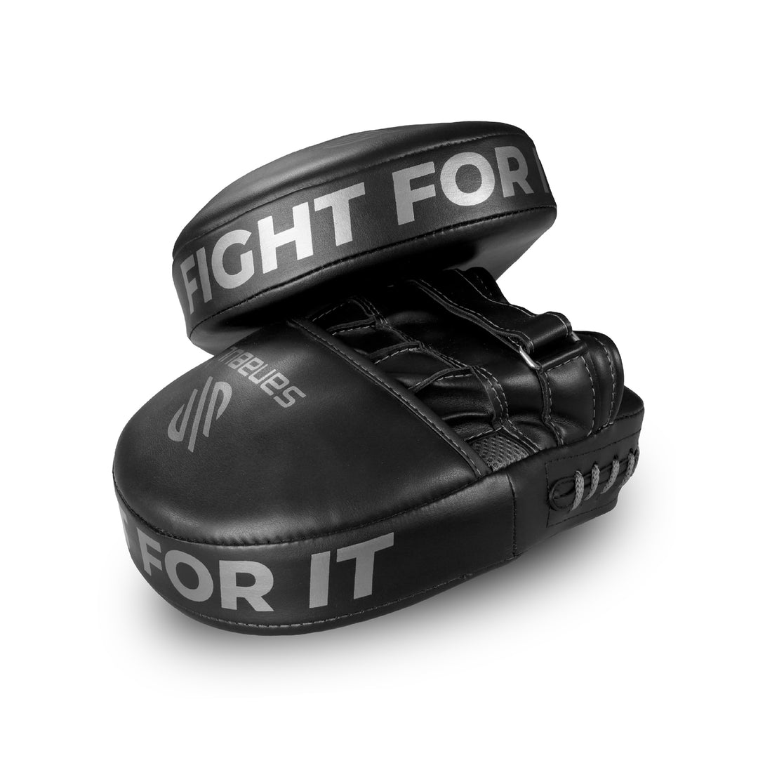 Sanabul Essential Curved Focus Mitts - Zwart / Zilver