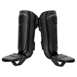 Sanabul Essential Hook and Loop Shin Guards - Black