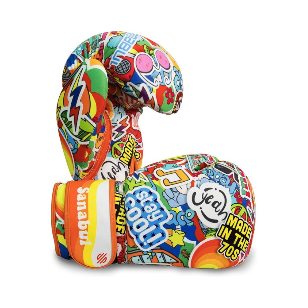 Sanabul Sticker Bomb Boxing Gloves for Kids - 70's