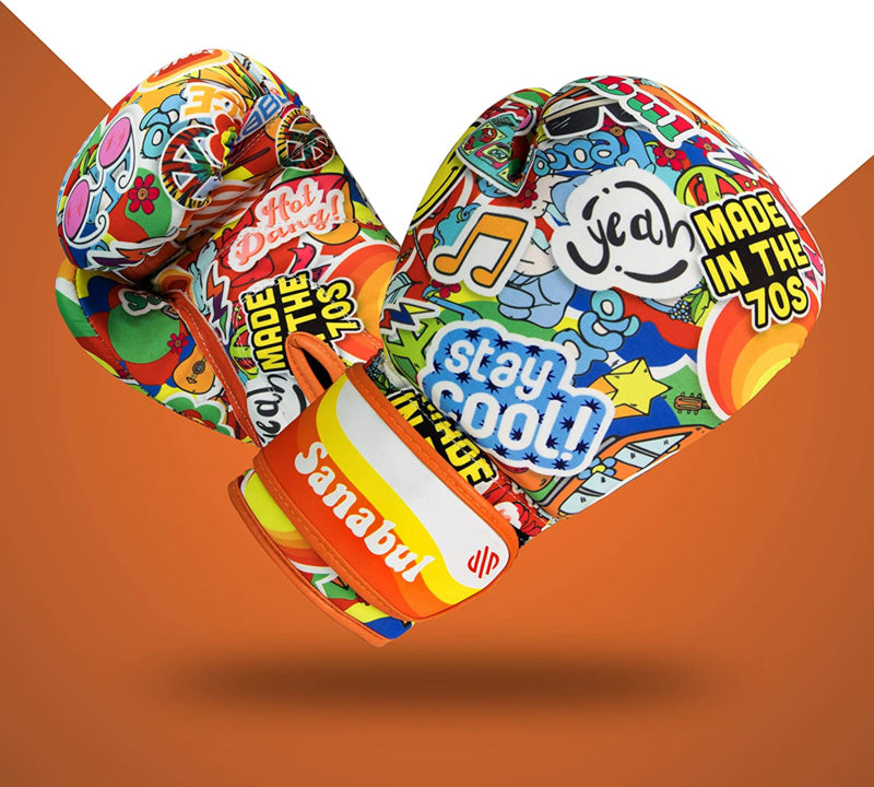 Sanabul Sticker Bomb Boxing Gloves for Kids - 70's