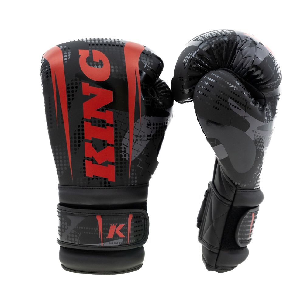 King Pro Boxing - Shogun Bokshandschoenen - Zwart/rood