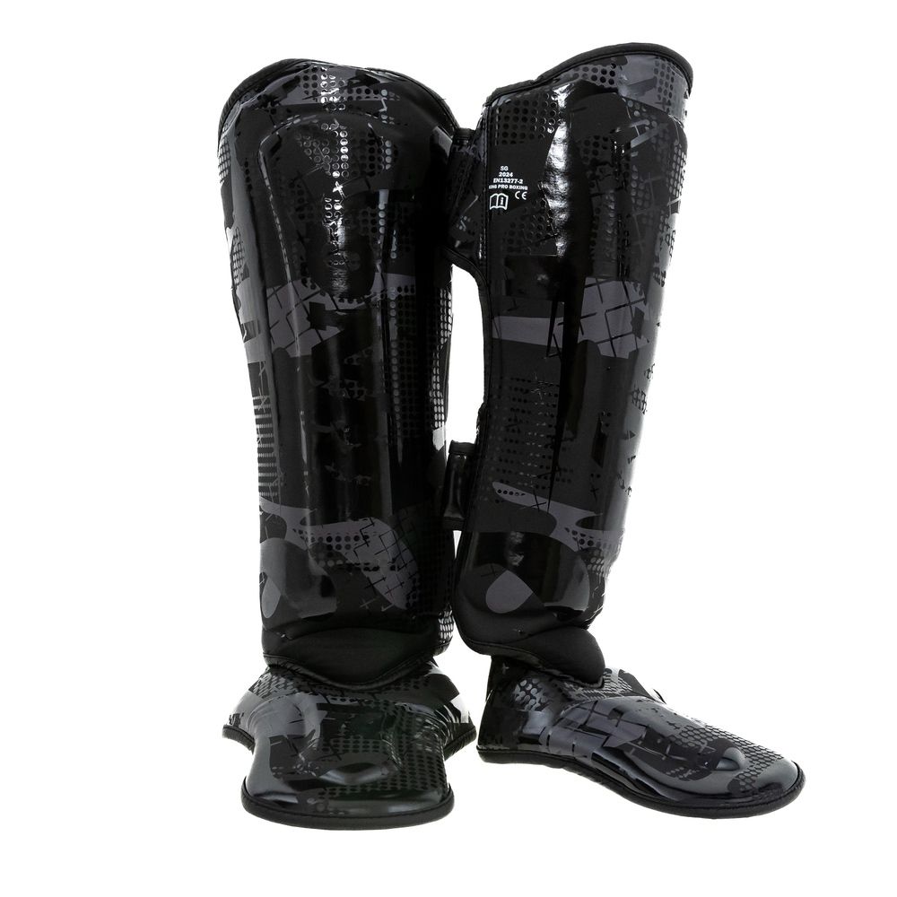 King Pro Boxing - Shin Guards - Shogun - Black/Black