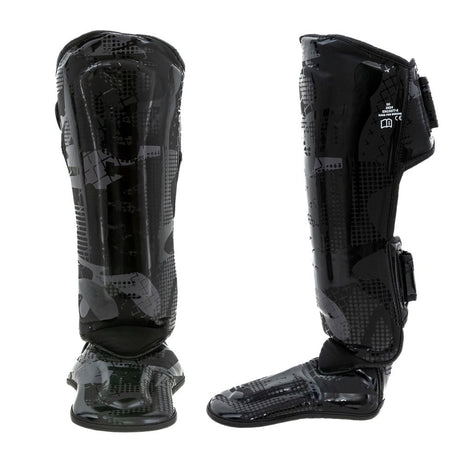 King Pro Boxing - Shin Guards - Shogun - Black/Black