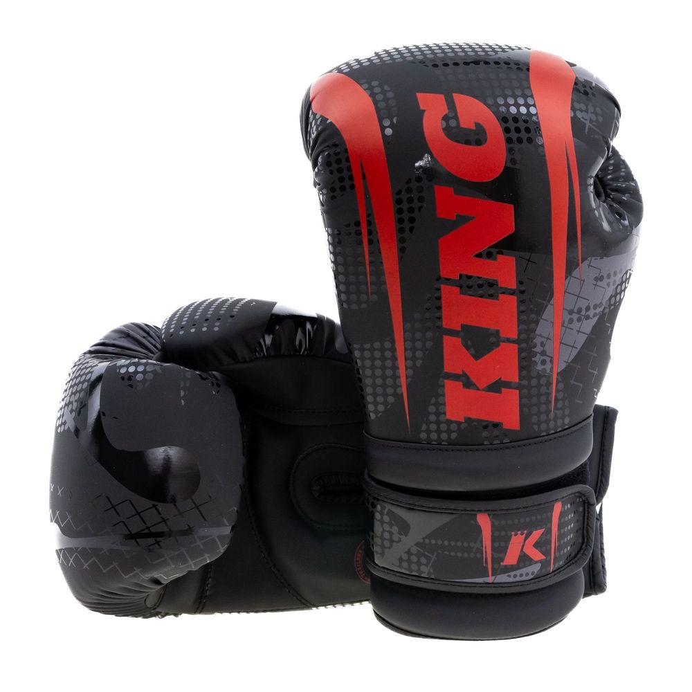 King Pro Boxing - Shogun Bokshandschoenen - Zwart/rood