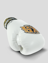 SKS Empire Muay Thai Bokshandschoenen - Echt Leer - Wit / Goud