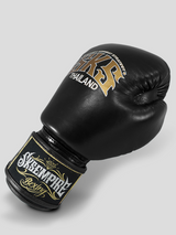 SKS Empire Muay Thai Bokshandschoenen - Echt Leer - Zwart / Goud