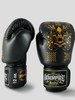 SKS Empire Boxing Gloves - Sak Yant - Genuine Leather - Black / Gold