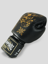 SKS Empire Boxhandschuhe - Sak Yant - Echtes Leder - Schwarz / Gold