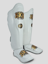 SKS Empire Scheenbeschermers - Echt Leer - Wit / Goud
