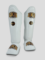 SKS Empire Scheenbeschermers - Echt Leer - Wit / Goud