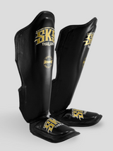 SKS Empire Scheenbeschermers - Echt Leer - Zwart / Goud