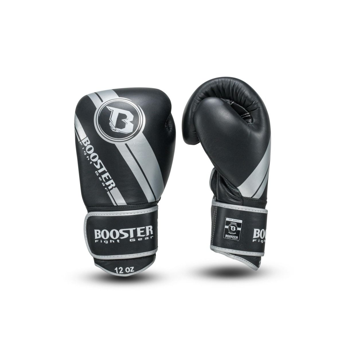 Booster Pro Range BGL V3 Bokshandschoenen - Echt Leer - Foil - zwart/zilver