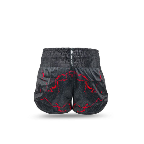 Twins Special x Booster TBT 7 Muay Thai Shorts - black / red