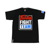 Fairtex Fight Team T-Shirt - Black - Print White/Red/Blue