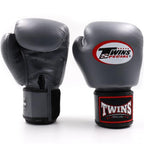 Twins Special BGVL 3 Boxing Gloves - Genuine Leather - Gray