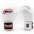 Twins Special BGVL 3 Boxing Gloves - Genuine Leather - White