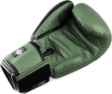 Twins Special BGVL 8 Boxing Gloves - Genuine Leather - Green / Black