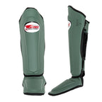 Twins Special SGL 7 Shin Guards - Olive Green