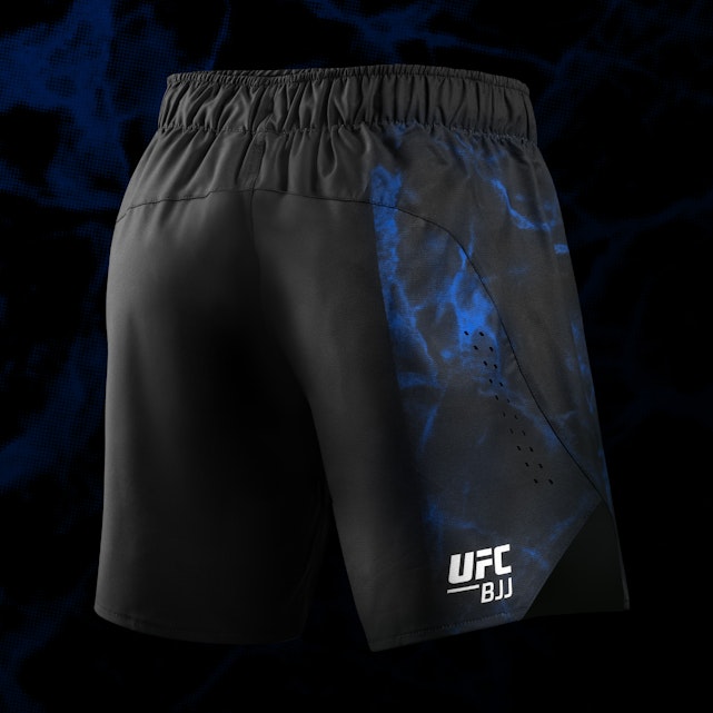 UFC BJJ Heren Grappling Shorts - Zwart / Blauw