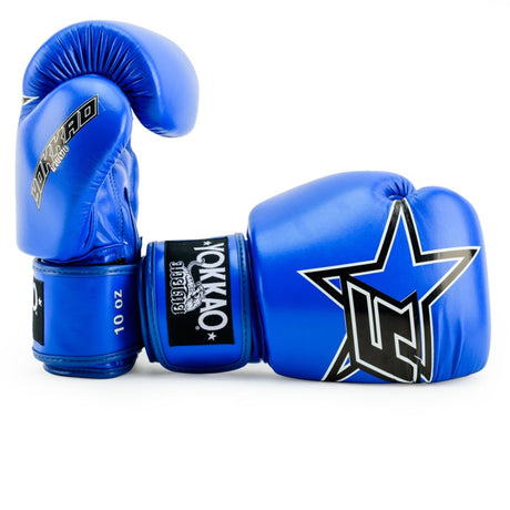 Yokkao Institution Bokshandschoenen - microfiber leer - Blauw