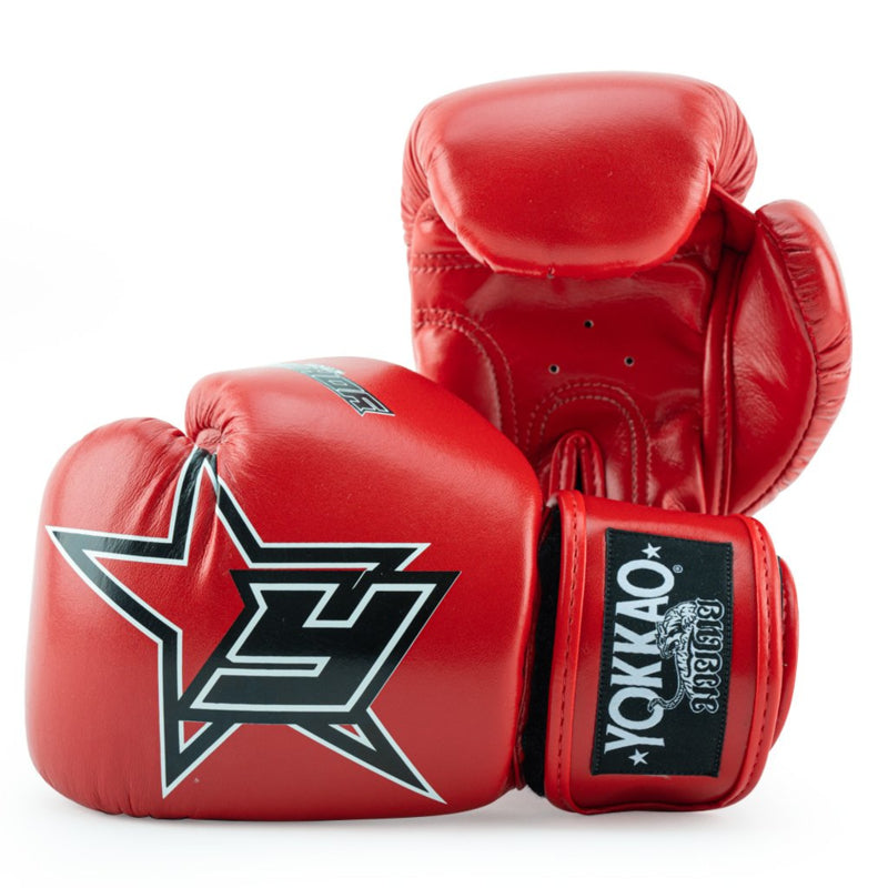 Yokkao Institution Bokshandschoenen - microfiber leer - Rood