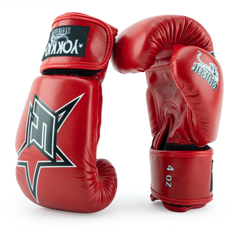 Yokkao Institution Bokshandschoenen - microfiber leer - Rood