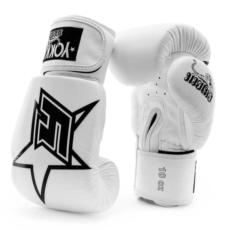 Yokkao Institution Bokshandschoenen - microfiber leer - Wit