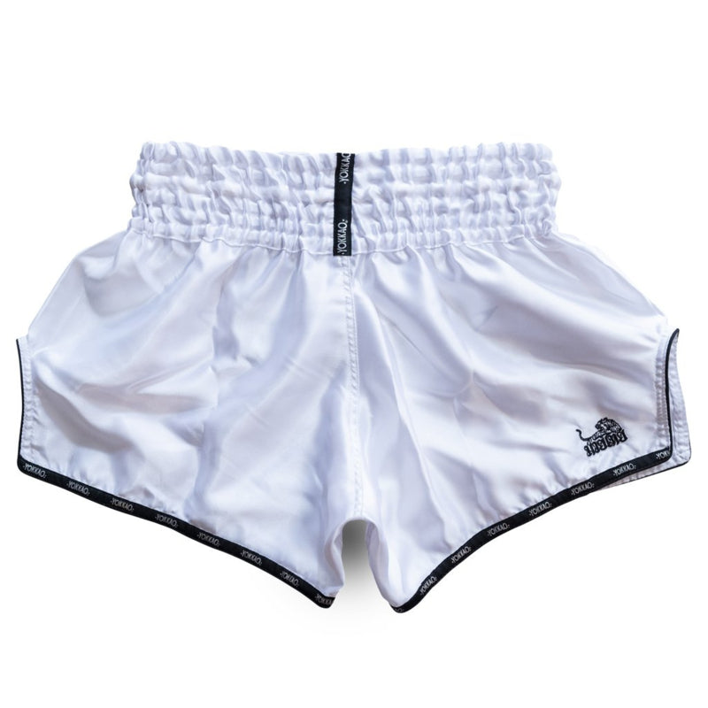 Yokkao Institution Carbonfit Shorts - Satinmix - Weiß