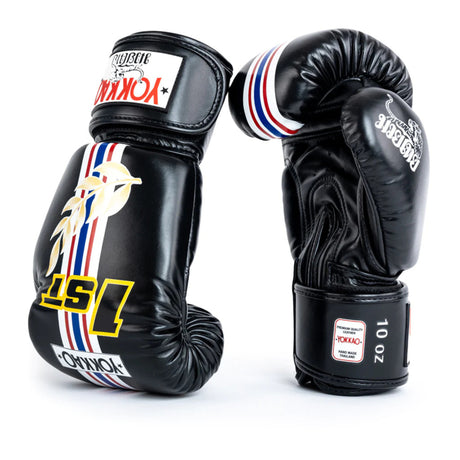 Yokkao - Limited Edition - First At The Race Bokshandschoenen - Echt Leer - Zwart
