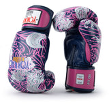 Yokkao - Limited Edition - Hawaii Boxhandschuhe - Echt Leder - Blue Depths