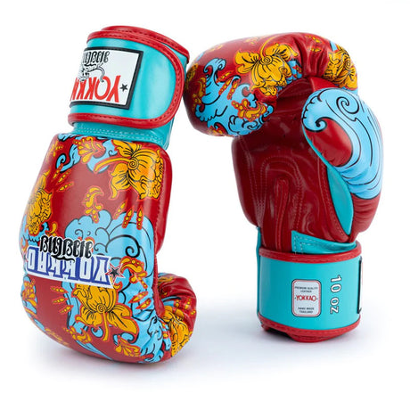 Yokkao - Limited Edition - Hawaii Bokshandschoenen - Echt Leer - Rood