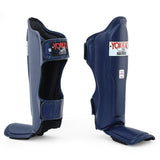Yokkao Matrix Schienbeinschoner - Leder - Evening Blue