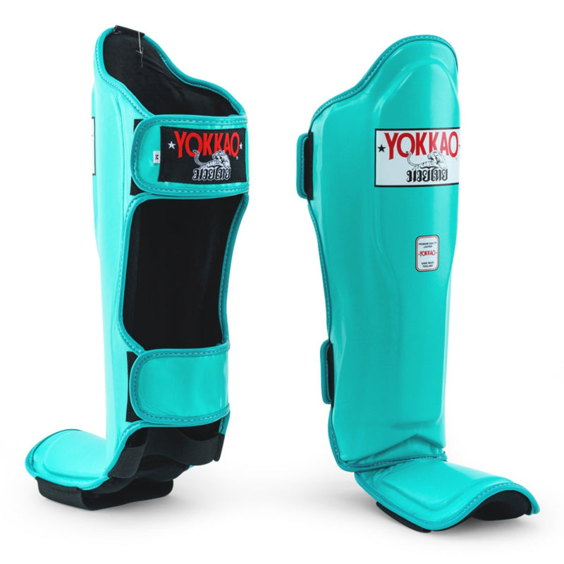 Yokkao Matrix Schienbeinschoner - Leder - Island