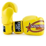 Yokkao Vertikale Boxhandschuhe - Mikrofaser Leder - Gelb