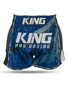 King Pro Boxing KPB STORM 4-S Muay Thai Shorts - Blue