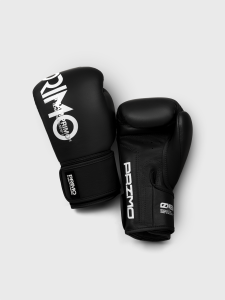 Primo Mamba Serie Boxhandschuhe - Echtes Leder - Schwarz