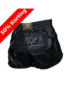 Danger Muay Thai Shorts HR01 - Satin - Black