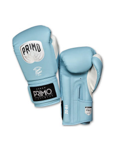 Primo Emblem 2.0 Semi Leather Boxing Gloves - Arctic Blue