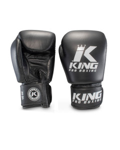 King Pro Boxing - Boxing Gloves - BGVL 3 - Black / White